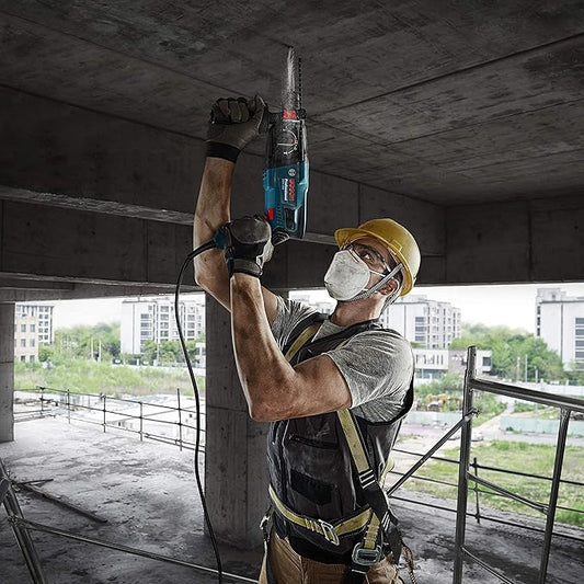 BOSCH GBH 220 Corded Electric Rotary Hammer with SDS Plus, 720 W, 2 J, 2.3 Kg, 3 Modes, For Concrete, Metal & Wood + Carrying case, , 1 Year Warranty from BOSCH, Blue