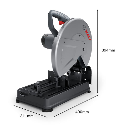 Bosch Metal Cut Off Saw 2000 W, 3800 RPM No Load Speed and 355 mm Disc Diameter, CO 200 (Without Saw Blade)
