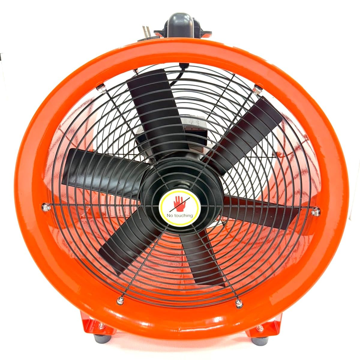 12 Inch Portable Electric Blower Ventilation Fan 220V | Industrial Air Blower Exhaust Fan | 2800 RPM Heavy Duty Ventilator for Warehouse, Factory & Basement