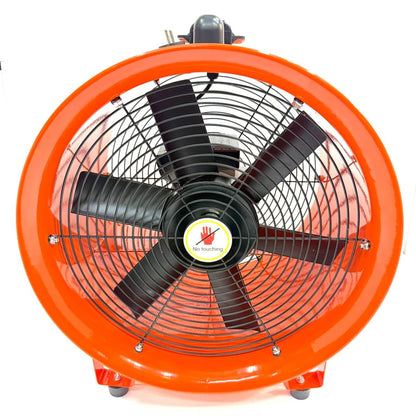 12 Inch Portable Electric Blower Ventilation Fan 220V | Industrial Air Blower Exhaust Fan | 2800 RPM Heavy Duty Ventilator for Warehouse, Factory & Basement