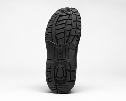 Road King Steel Toe Safety Shoes for Men | Industrial Work Safety Shoe | Oil & Slip Resistant | Heavy Duty Safety Footwear