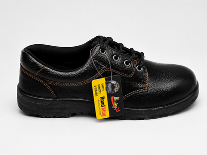 Road King Steel Toe Safety Shoes for Men | Industrial Work Safety Shoe | Oil & Slip Resistant | Heavy Duty Safety Footwear