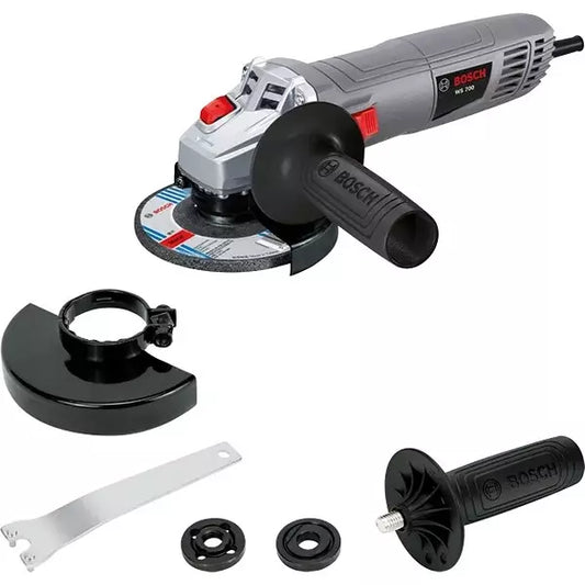 Bosch Angle Grinder 650 W, 12000 RPM No Load Speed and 100 mm Disc Diameter , WS 650