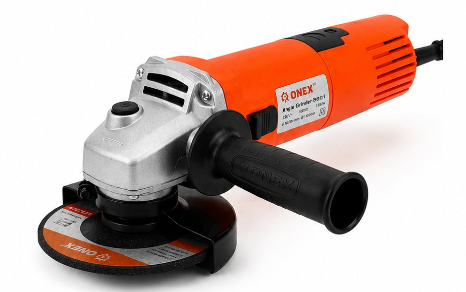 PHONIX 4 Inch Angle Grinder Machine 1100W Heavy Duty Cutter & Grinder with 3 Month Warranty | High Torque Metal Gear | Best Quality Power Tool