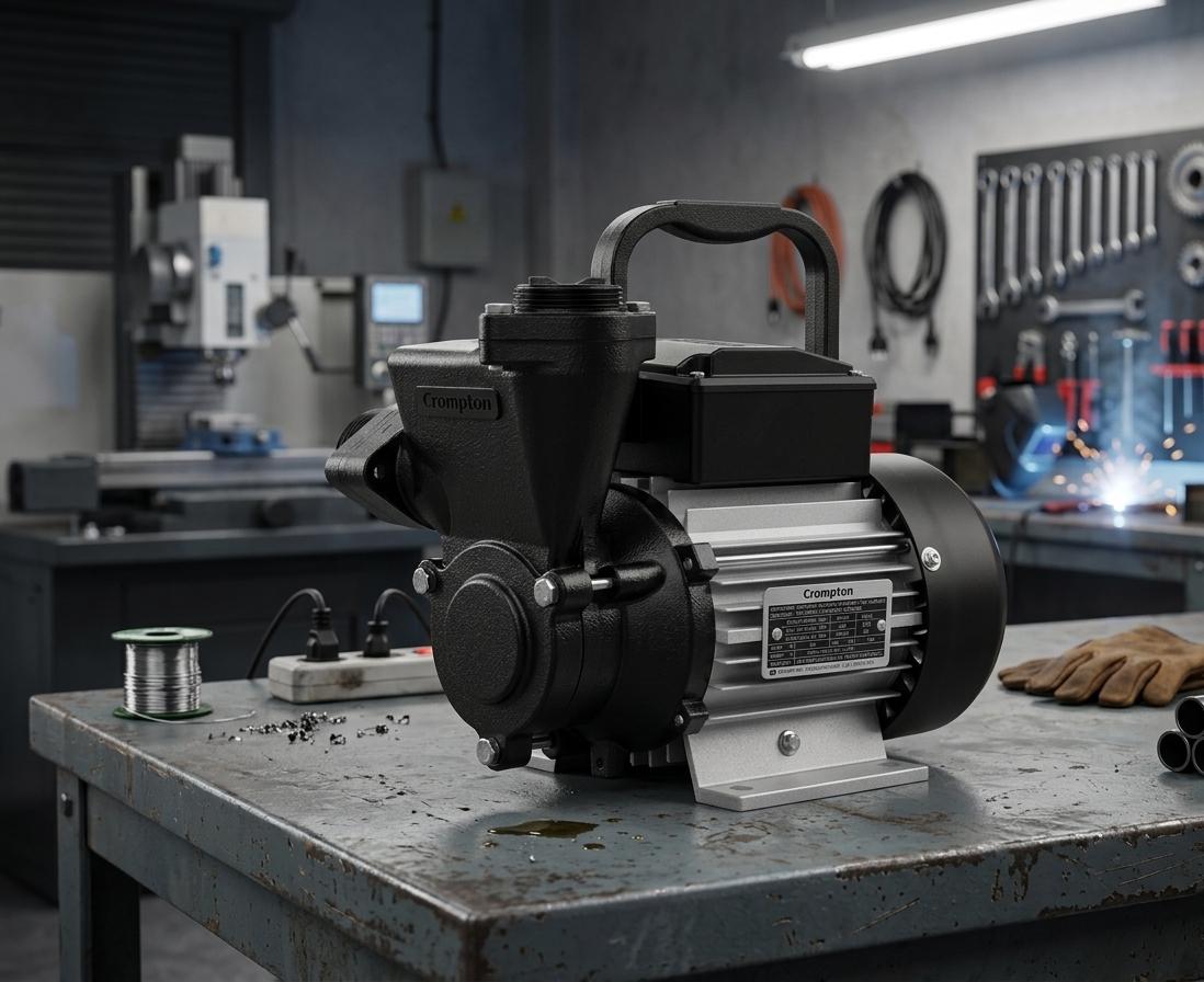 Crompton WIN DURA I 1HP Self Priming Water Pump | Anti Rust & Anti Jam | 25x25mm Electric Water Pump