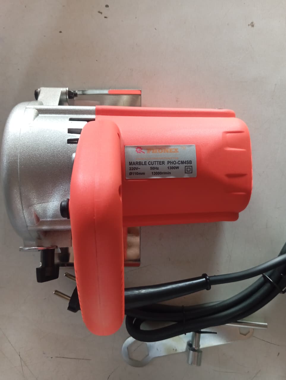 PHONIX 1300W Marble Cutter Machine CM4 | Heavy Duty Tile & Stone Cutting Machine | High Speed Electric Marble Cutter with Blade & Tools