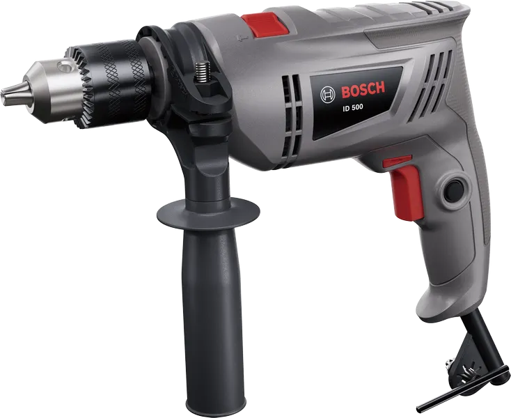 Bosch Professional STANDARD LINE ID 500 Impact Drill, 500W, 10mm Chuck, 3000 RPM, 1.7kg| 6 Months Warranty